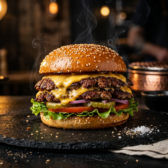 Premium HEIM smash burger